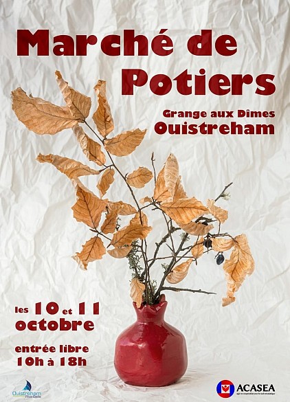 Marché de potiers à Ouistreham les 10 et 11 Octobre 2026